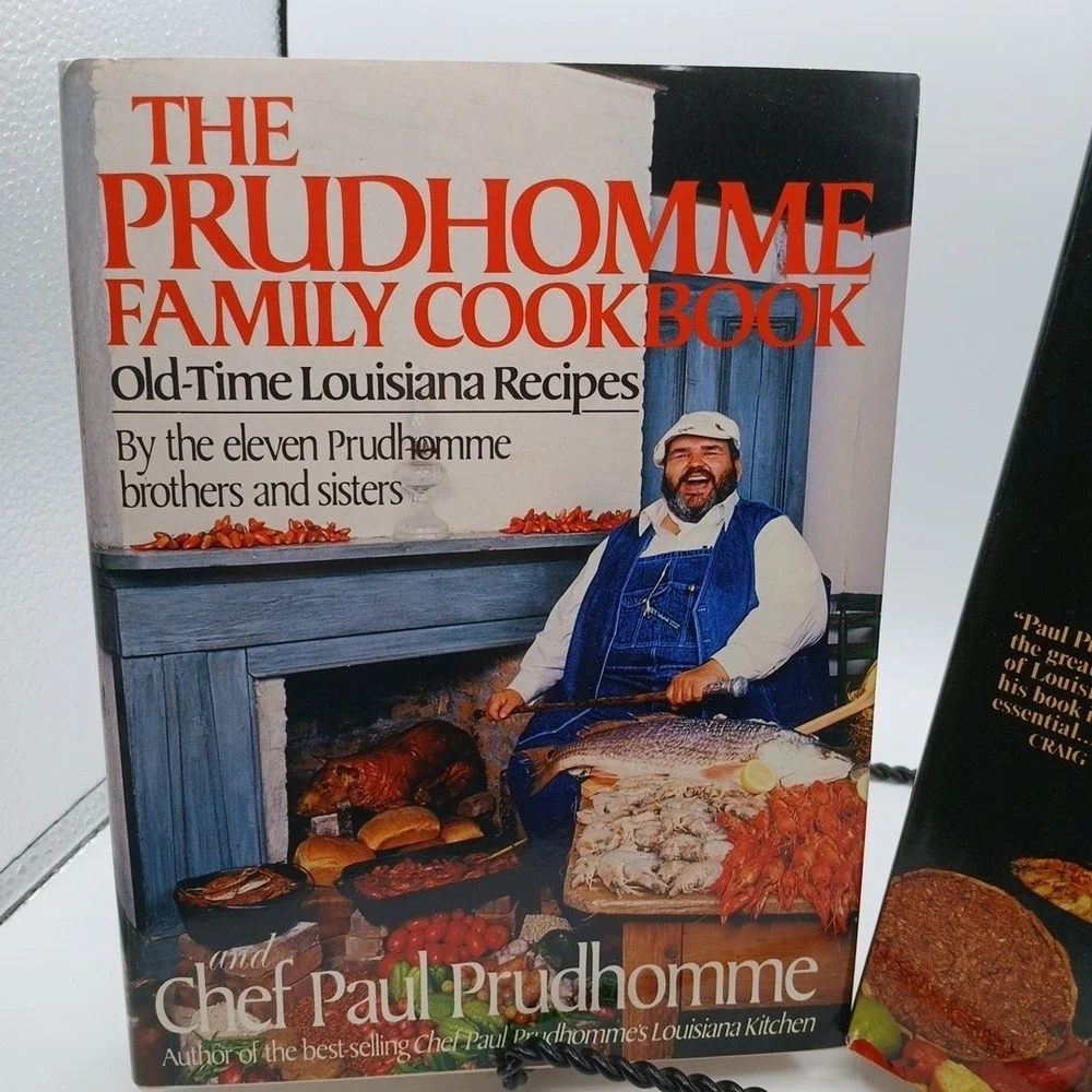 Lot of 2‎ Chef Paul Prudhomme's Family Cookbook's HC Louisville Kitchen NOS